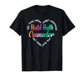 Mental Health Counselor Heart Word Cloud T-Shirt - Custom Art Print Unisex - T-Shirt, Sweatshirt, Hoodie
