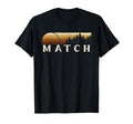 Match Tn Evergreen Sunset Eighties T-Shirt - Fun Novelty Design for Adults - T-Shirt, Sweatshirt, Hoodie