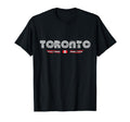 Toronto Canada 70S 80S Type Flag T-Shirt - Unique Graphic Unisex - T-Shirt, Sweatshirt, Hoodie