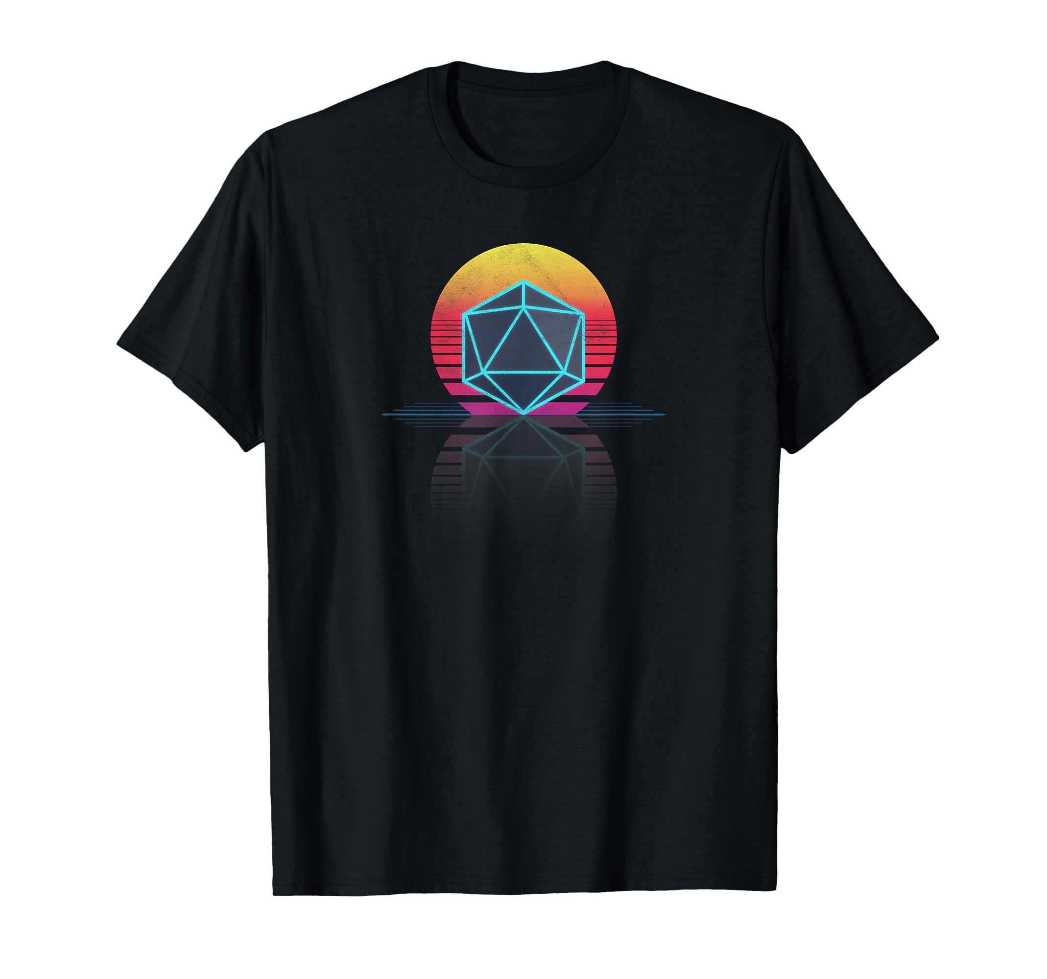 80S 90S Old School Gamer Geek Dice T-Shirt - Custom Art Print Men Women - T-Shirt, Sweatshirt, Hoodie