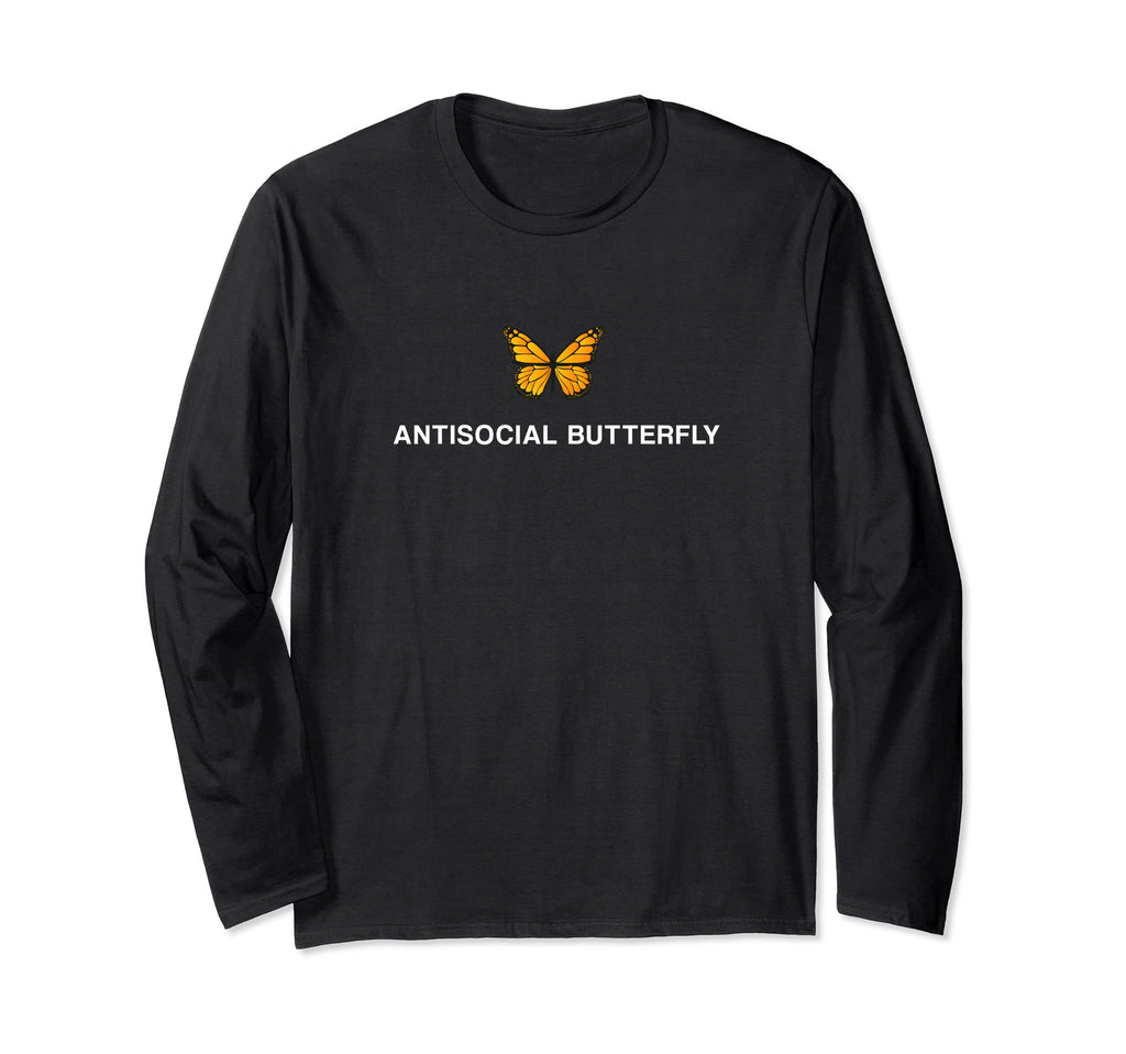 Butterfly Aesthetic Antisocial Butterfly T-Shirt - Unique Graphic Unisex - T-Shirt, Sweatshirt, Hoodie
