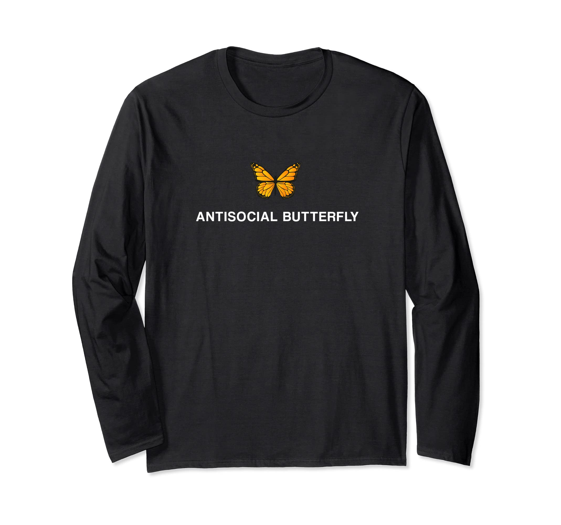 Butterfly Aesthetic Antisocial Butterfly T-Shirt - Unique Graphic Unisex - T-Shirt, Sweatshirt, Hoodie