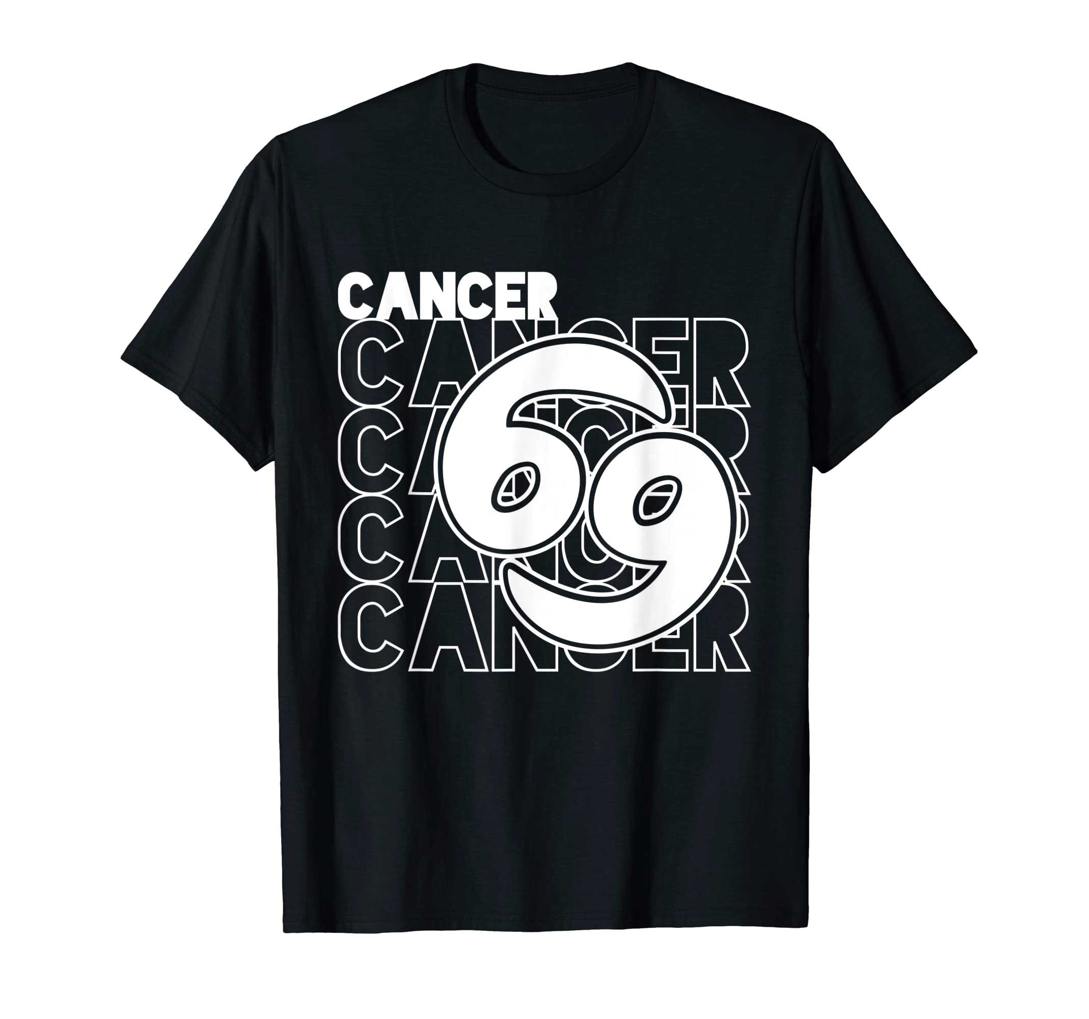 Cancer Zodiac Typography Astrology T-Shirt - Minimalist Print for Adults - T-Shirt, Sweatshirt, Hoodie