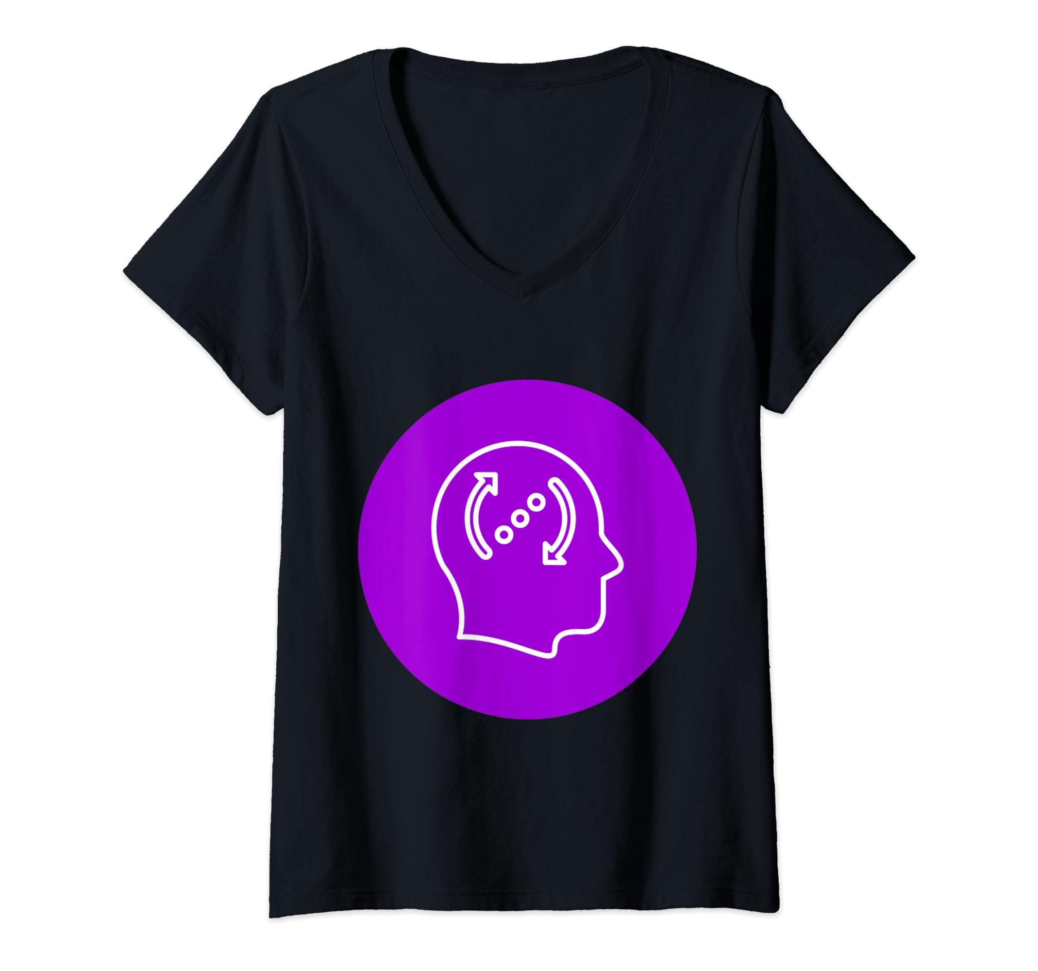 Womens Overthinker Rumination V T-Shirt - Fun Novelty Design for Adults - T-Shirt, Sweatshirt, Hoodie