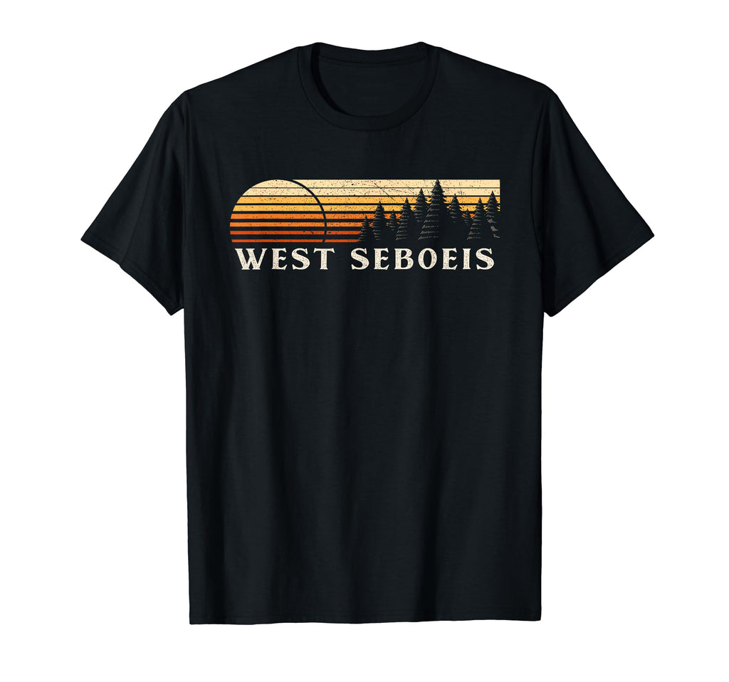 West Seboeis Me Evergreen Sunset Eighties T-Shirt - Graphic Print Unisex - T-Shirt, Sweatshirt, Hoodie