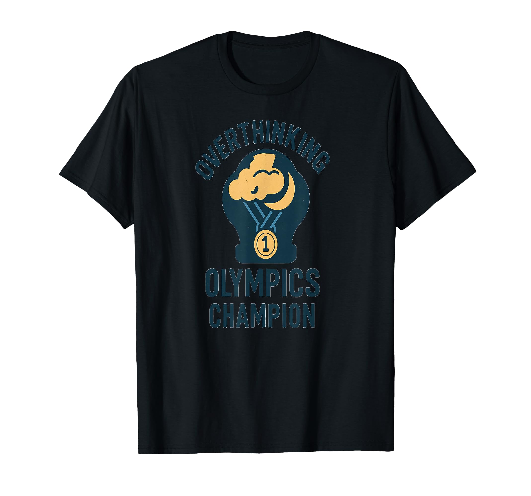 Overthinking Champion T-Shirt - Aesthetic Graphic for Adults - T-Shirt, Sweatshirt, Hoodie