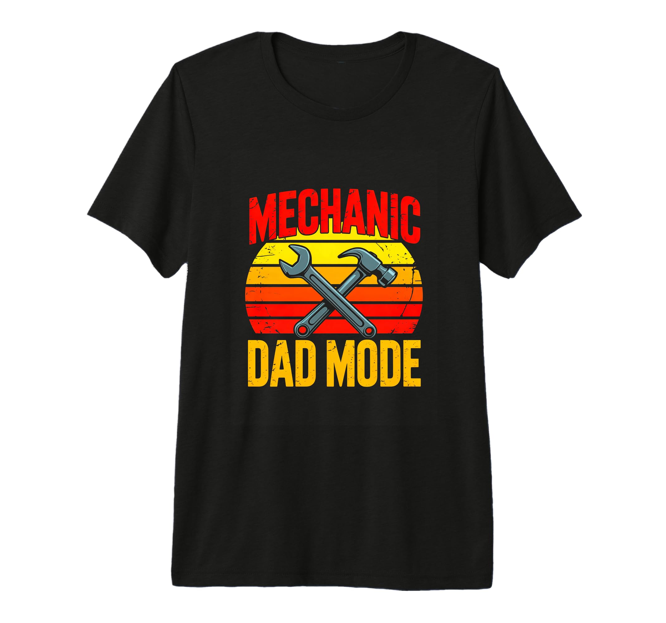 Mechanic Dad Mode Fathers Day Auto T-Shirt - Fun Novelty Design for Adults - T-Shirt, Sweatshirt, Hoodie