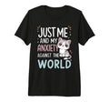 Just Me And My Anxiety Against World T-Shirt - Minimalist Print for Adults - T-Shirt, Sweatshirt, Hoodie