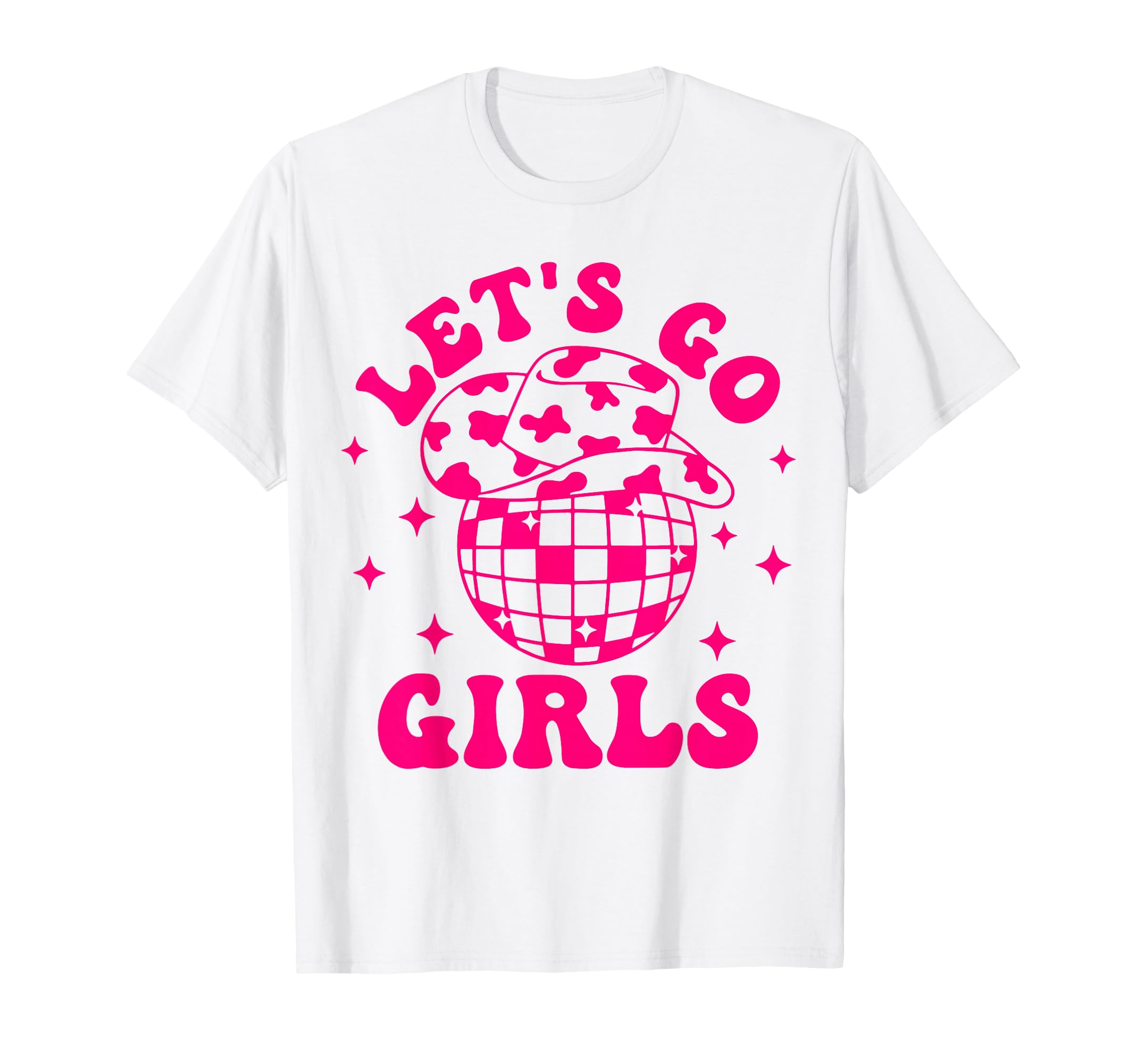 Lets Go Disco Ball Western Country T-Shirt - Trendy Graphic for Adults - T-Shirt, Sweatshirt, Hoodie