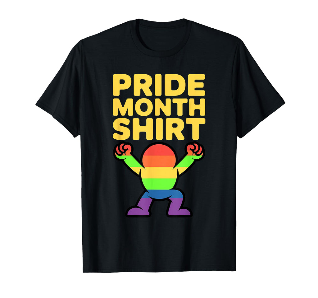 Pride Month Typography Parade T-Shirt - Casual Everyday Wear for Adults - T-Shirt, Sweatshirt, Hoodie