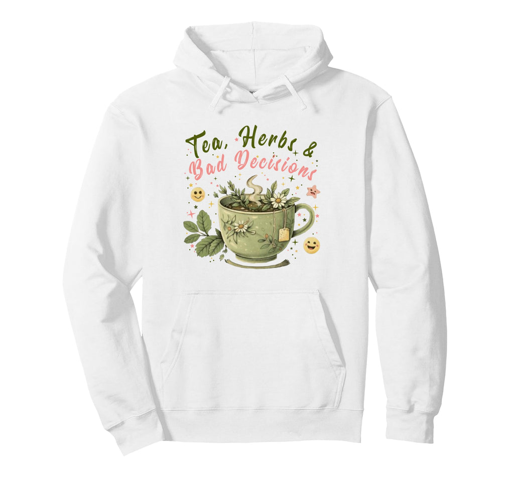 Funny Wellness Vibes Aesthetic Tea Hoodie - Casual Everyday Wear Unisex - T-Shirt, Sweatshirt, Hoodie