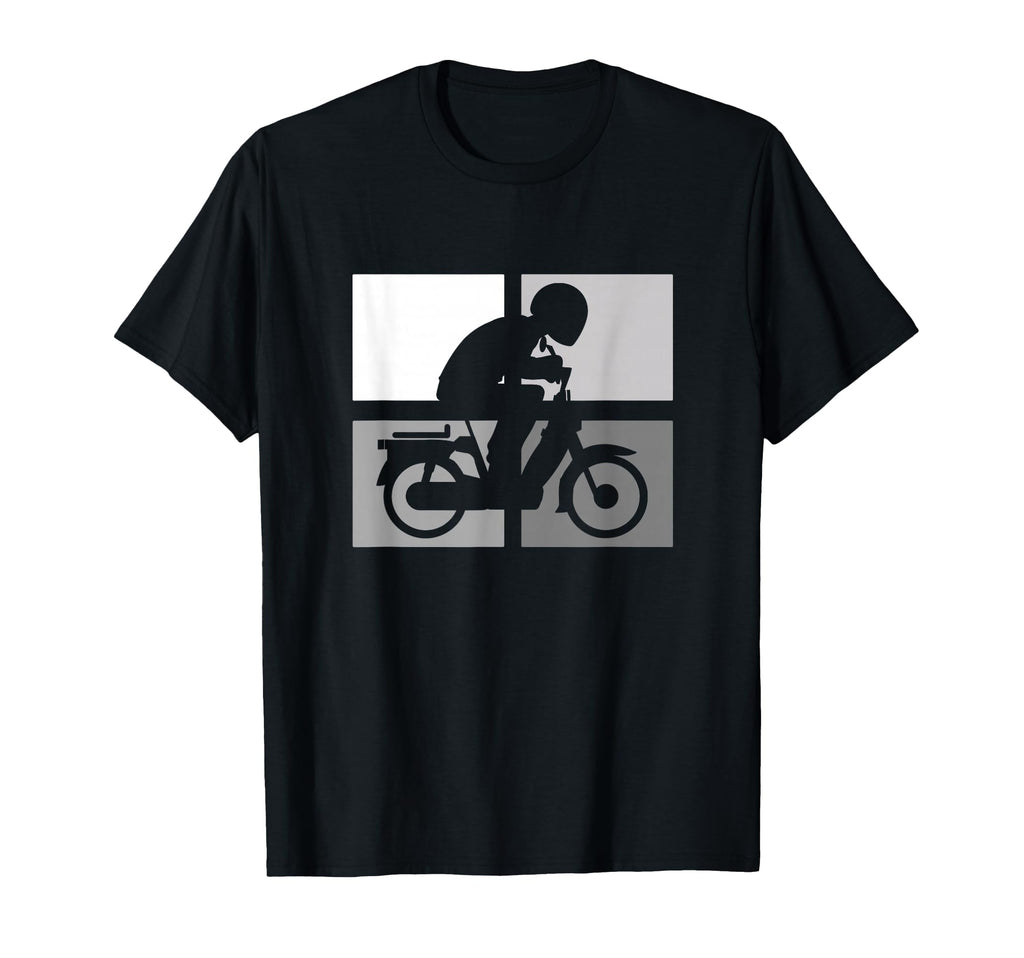 Moped Bike Mofas Moped Motorcycle T-Shirt - Aesthetic Graphic for Adults - T-Shirt, Sweatshirt, Hoodie