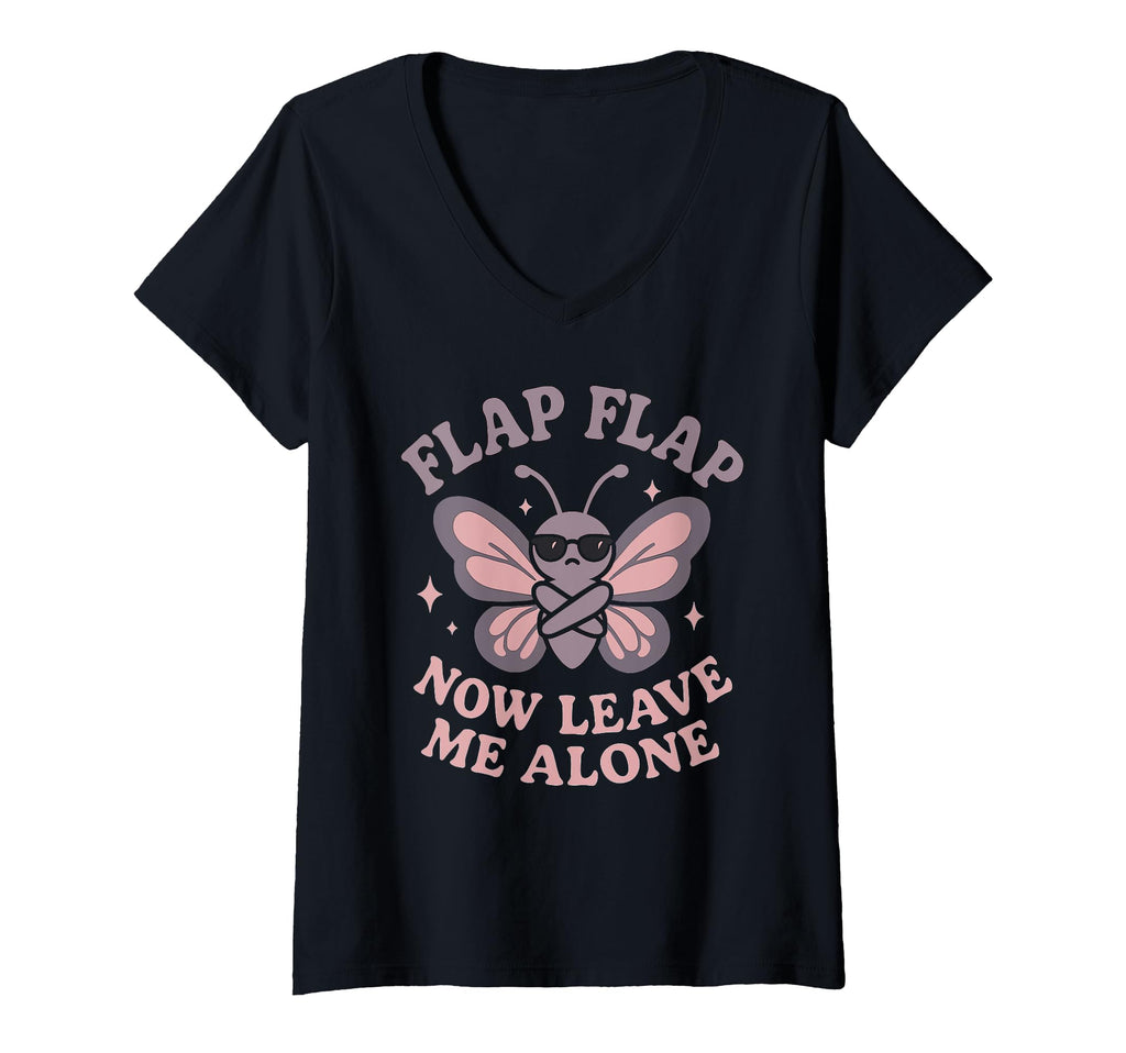 Womens Anti Social Butterfly T-Shirt - Novelty Apparel for Adults - T-Shirt, Sweatshirt, Hoodie