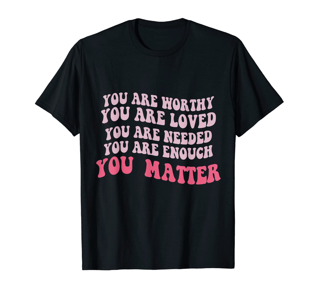You Matter Kindness Be Kind Groovy T-Shirt - Unique Graphic for Adults - T-Shirt, Sweatshirt, Hoodie