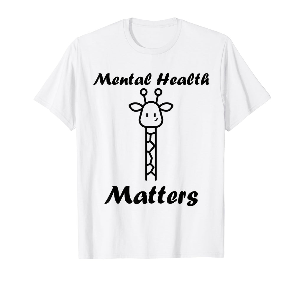 Animal Brain Illness Girafe Mental T-Shirt - Novelty Apparel for Adults - T-Shirt, Sweatshirt, Hoodie