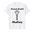 Animal Brain Illness Girafe Mental T-Shirt - Novelty Apparel for Adults - T-Shirt, Sweatshirt, Hoodie