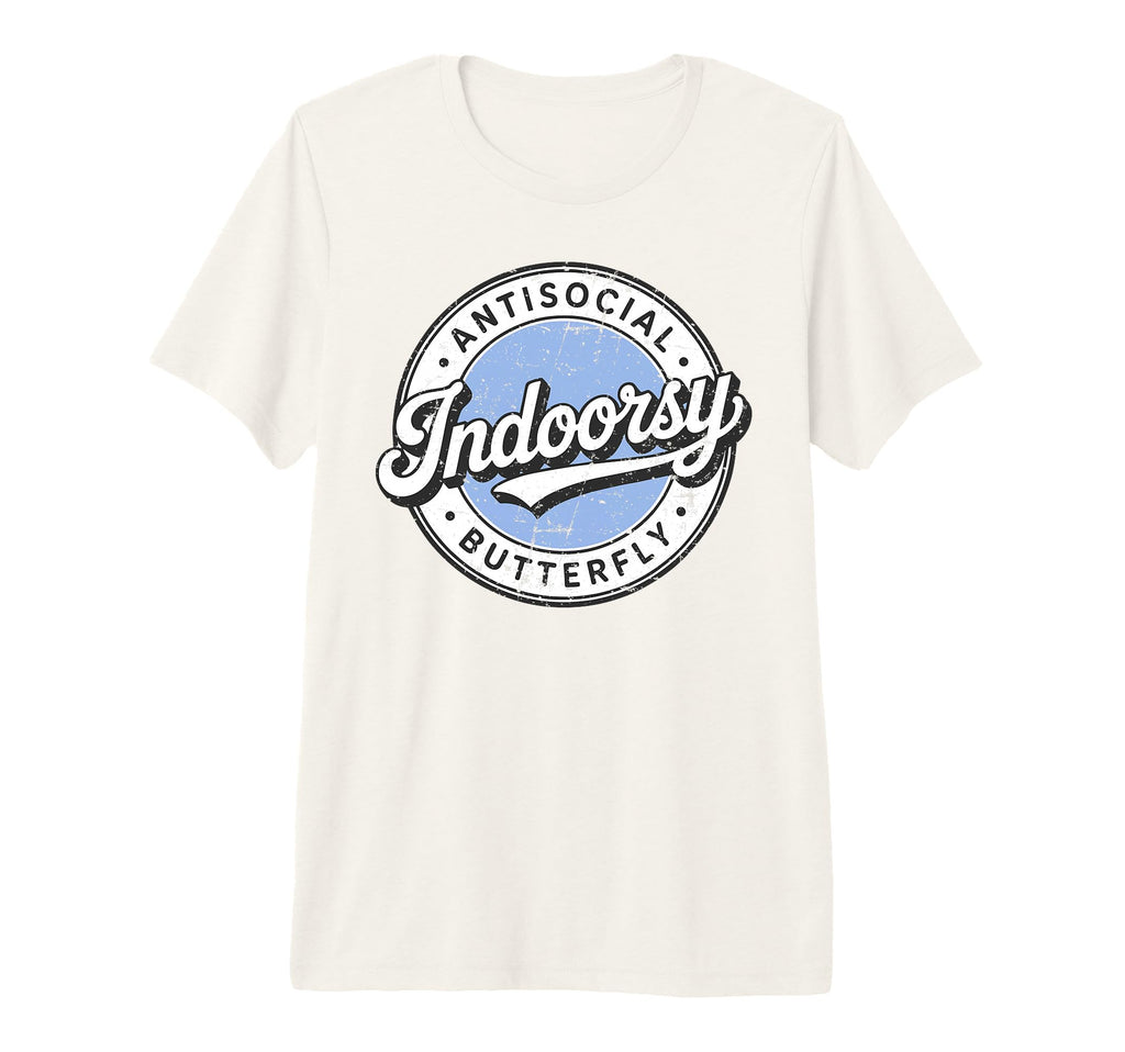 Indoorsy Antisocial Butterfly T-Shirt - Casual Everyday Wear for Adults - T-Shirt, Sweatshirt, Hoodie