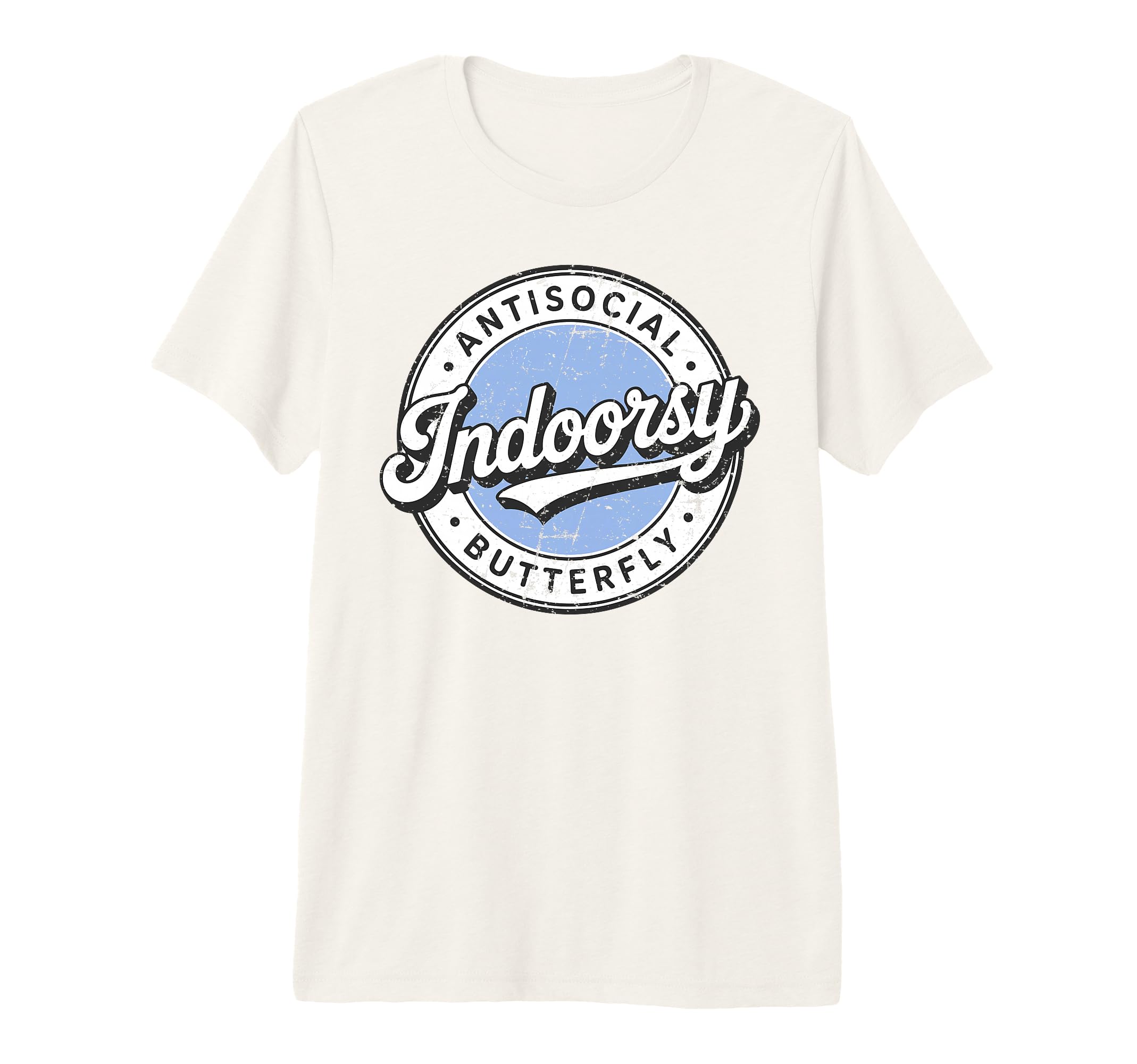 Indoorsy Antisocial Butterfly T-Shirt - Casual Everyday Wear for Adults - T-Shirt, Sweatshirt, Hoodie