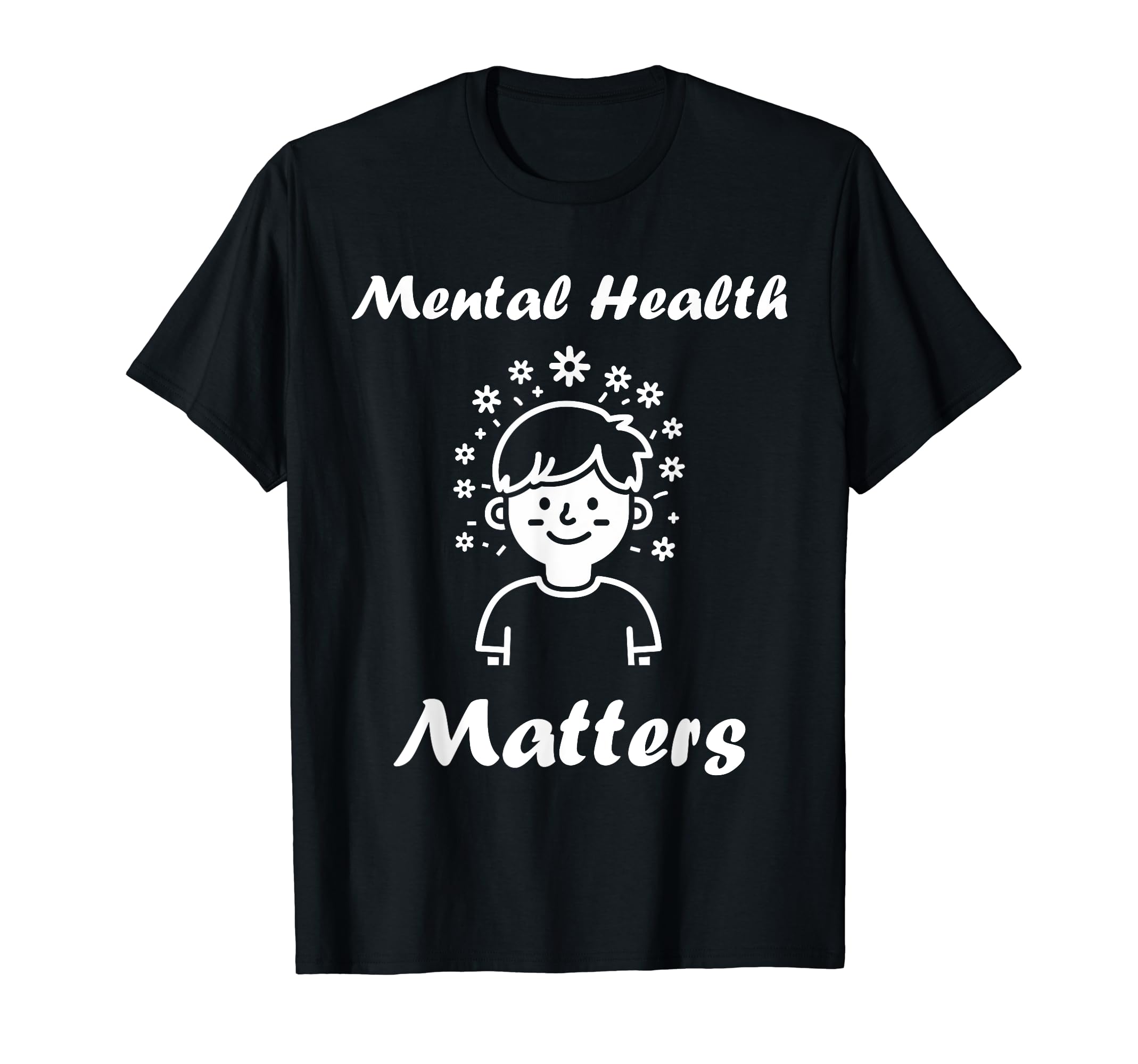 Simple Support Brain Illness Mental Health T-Shirt - Unique Graphic Unisex - T-Shirt, Sweatshirt, Hoodie