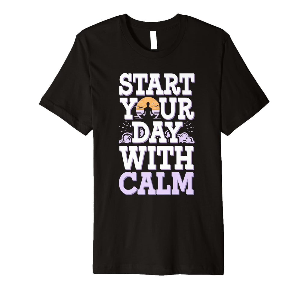 Morning Routine Peaceful Mornings T-Shirt - Aesthetic Graphic Men Women - T-Shirt, Sweatshirt, Hoodie