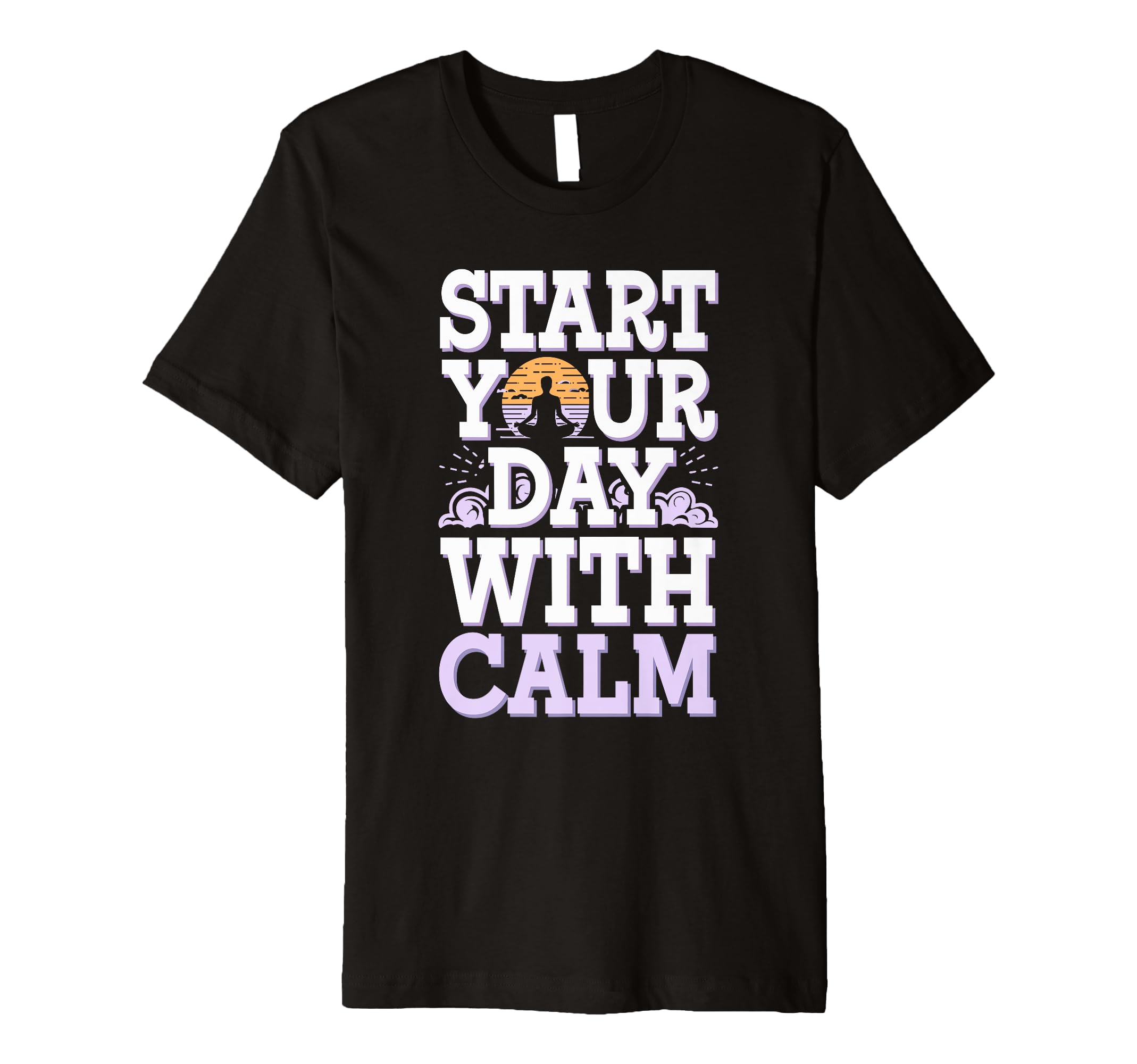 Morning Routine Peaceful Mornings T-Shirt - Aesthetic Graphic Men Women - T-Shirt, Sweatshirt, Hoodie