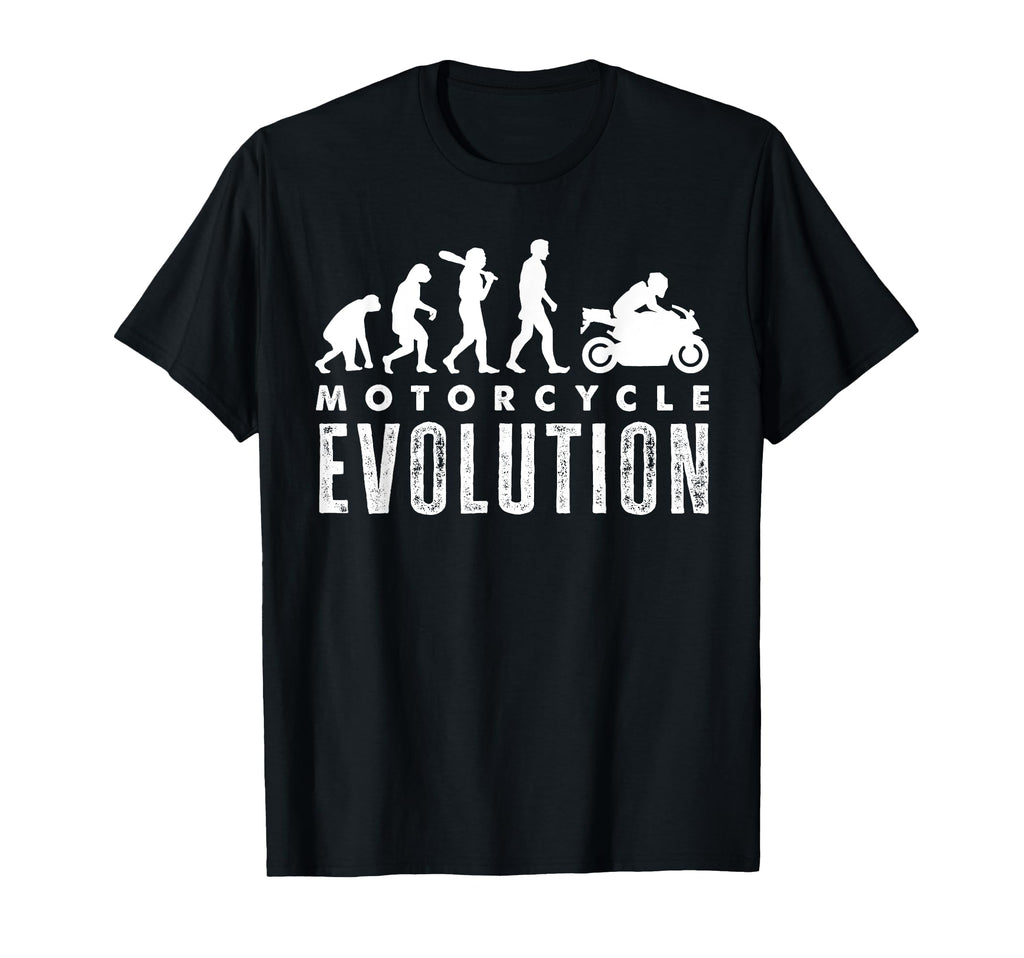 Motorcycle Evolution Biker Motorcycle T-Shirt - Novelty Apparel Men Women - T-Shirt, Sweatshirt, Hoodie
