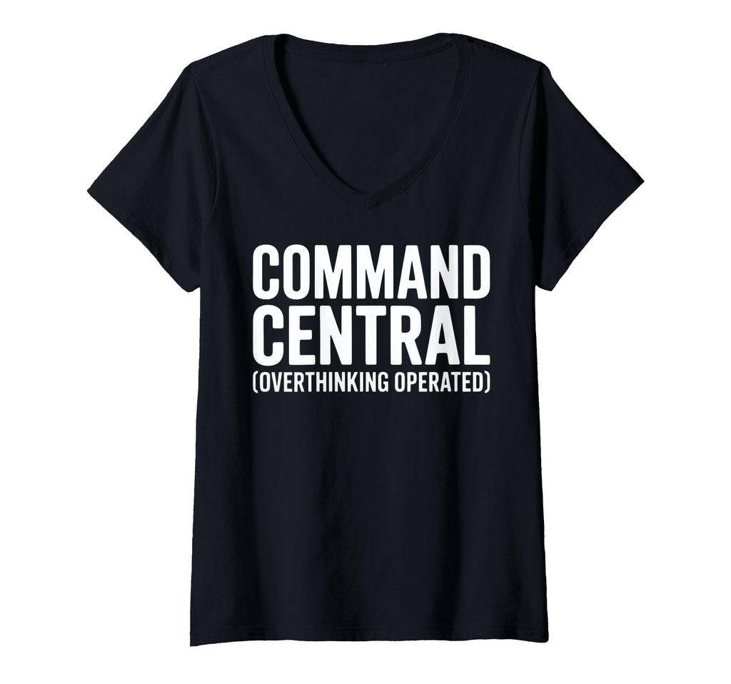 Womens Funny Overthinkers Command T-Shirt - Minimalist Print Men Women - T-Shirt, Sweatshirt, Hoodie
