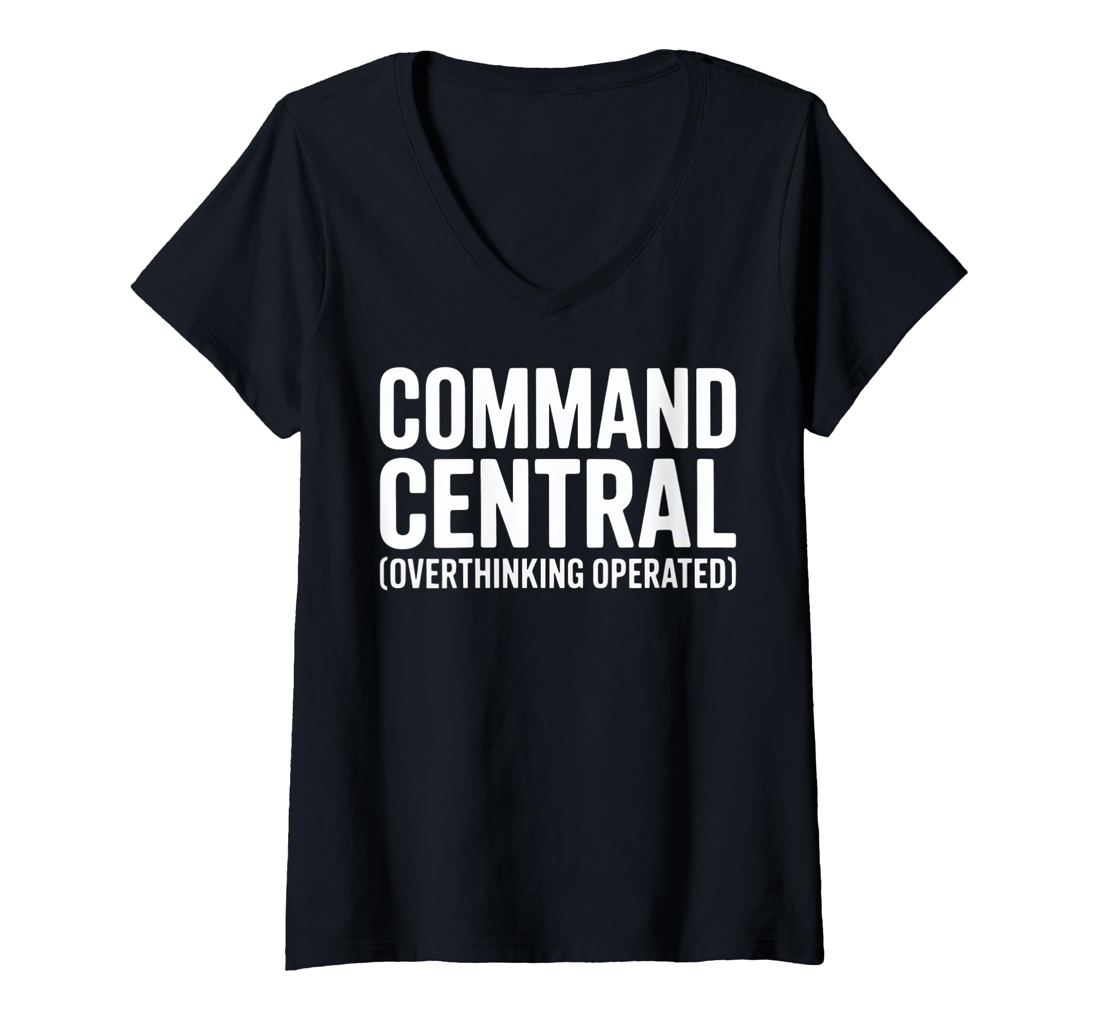 Womens Funny Overthinkers Command T-Shirt - Minimalist Print Men Women - T-Shirt, Sweatshirt, Hoodie