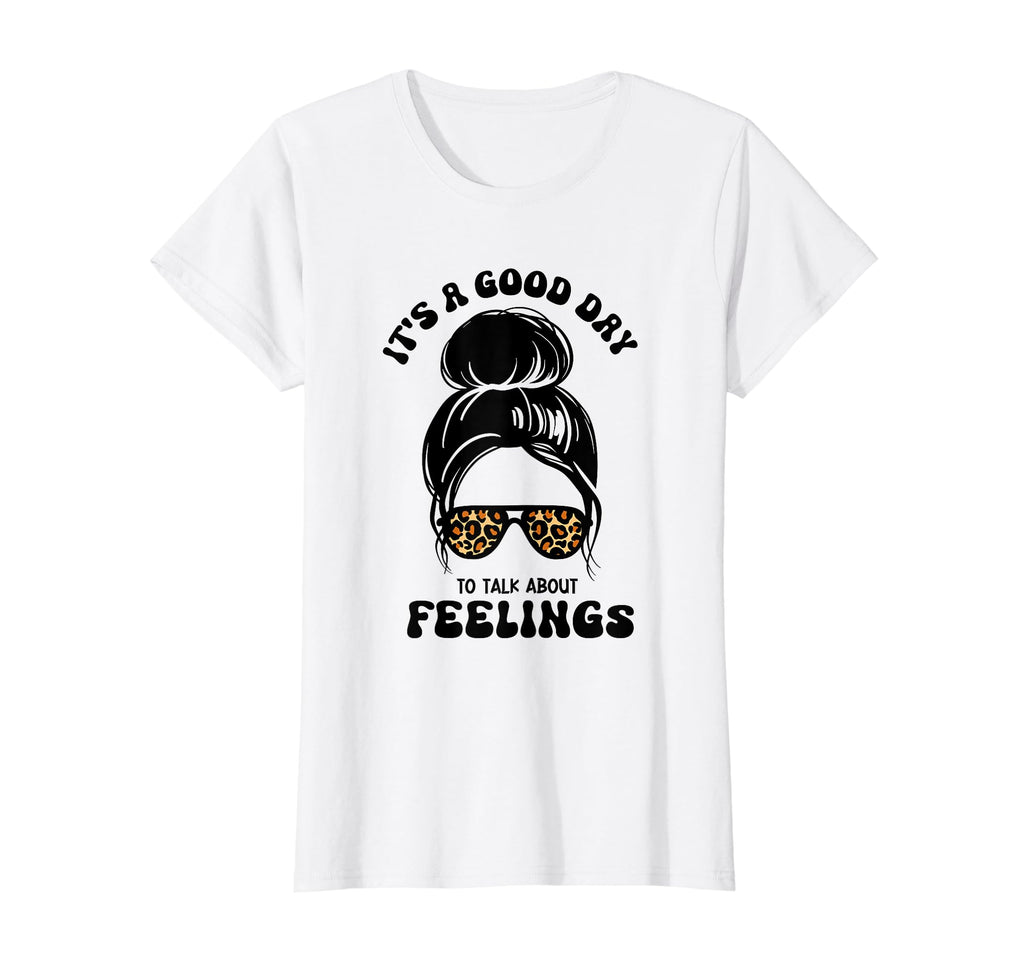 Groovy Good Day To Talk About Feelings T-Shirt - Unique Graphic for Adults - T-Shirt, Sweatshirt, Hoodie