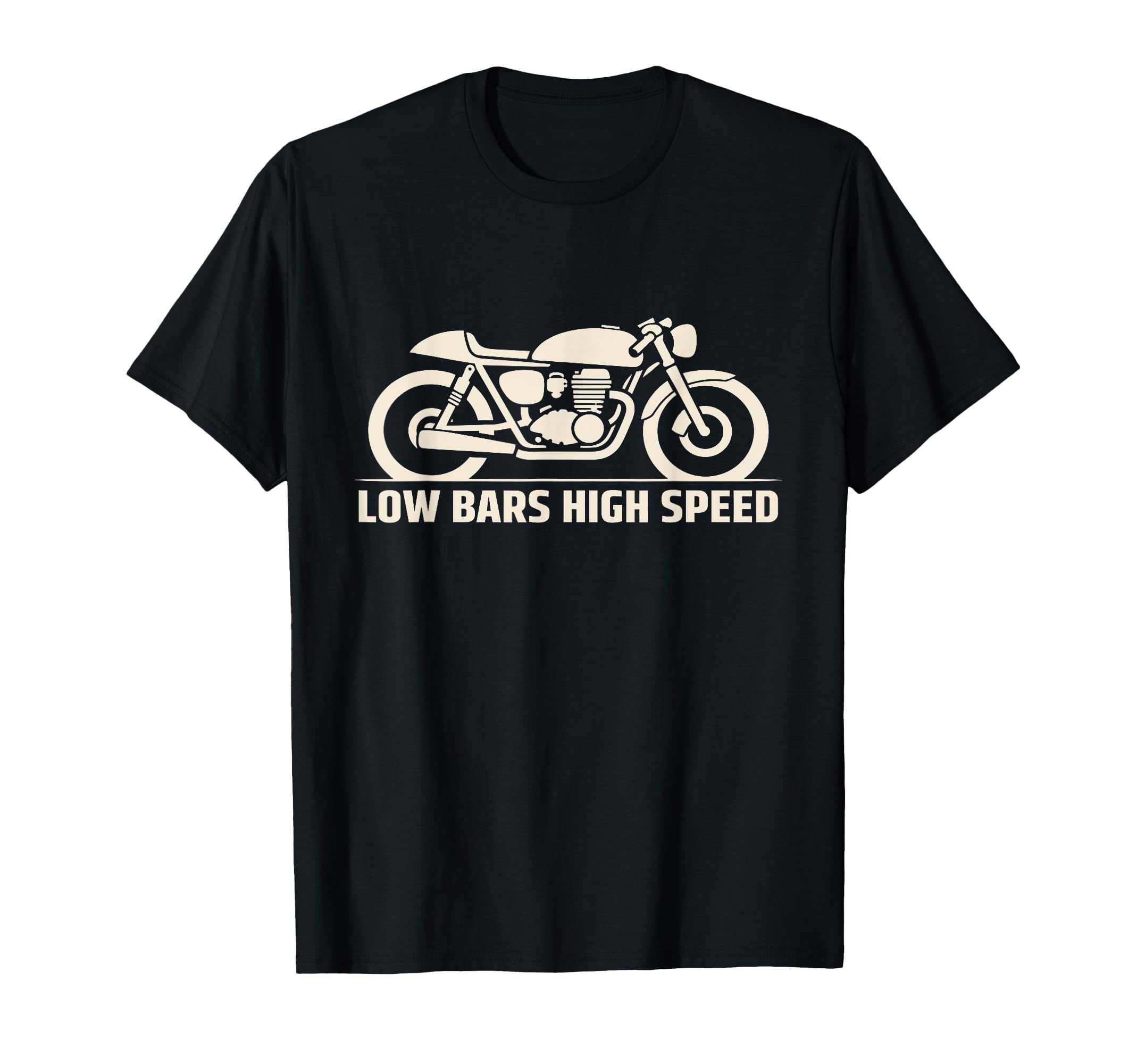 Cafe Racer Motorcycle Cafe Racer T-Shirt - Fun Novelty Design for Adults - T-Shirt, Sweatshirt, Hoodie