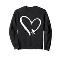 Roller Skater Heart Roller Skating Sweatshirt - Graphic Print Unisex - T-Shirt, Sweatshirt, Hoodie