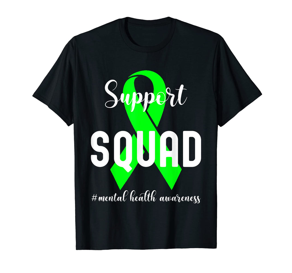 Mental Health Awareness Squad Mental T-Shirt - Aesthetic Graphic Men Women - T-Shirt, Sweatshirt, Hoodie
