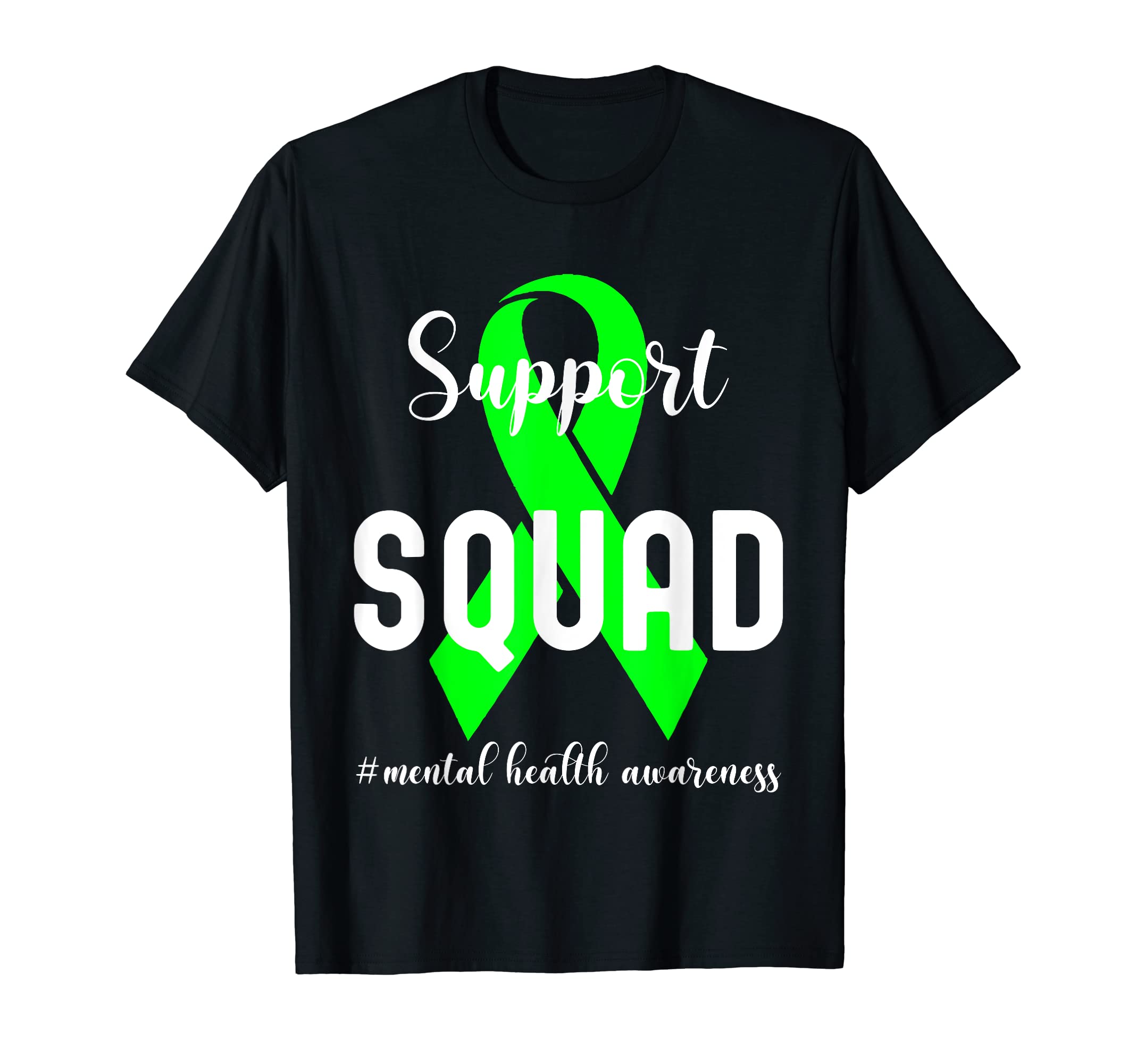 Mental Health Awareness Squad Mental T-Shirt - Aesthetic Graphic Men Women - T-Shirt, Sweatshirt, Hoodie