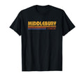 Middlebury Vermont 80S T-Shirt - Novelty Apparel for Adults - T-Shirt, Sweatshirt, Hoodie