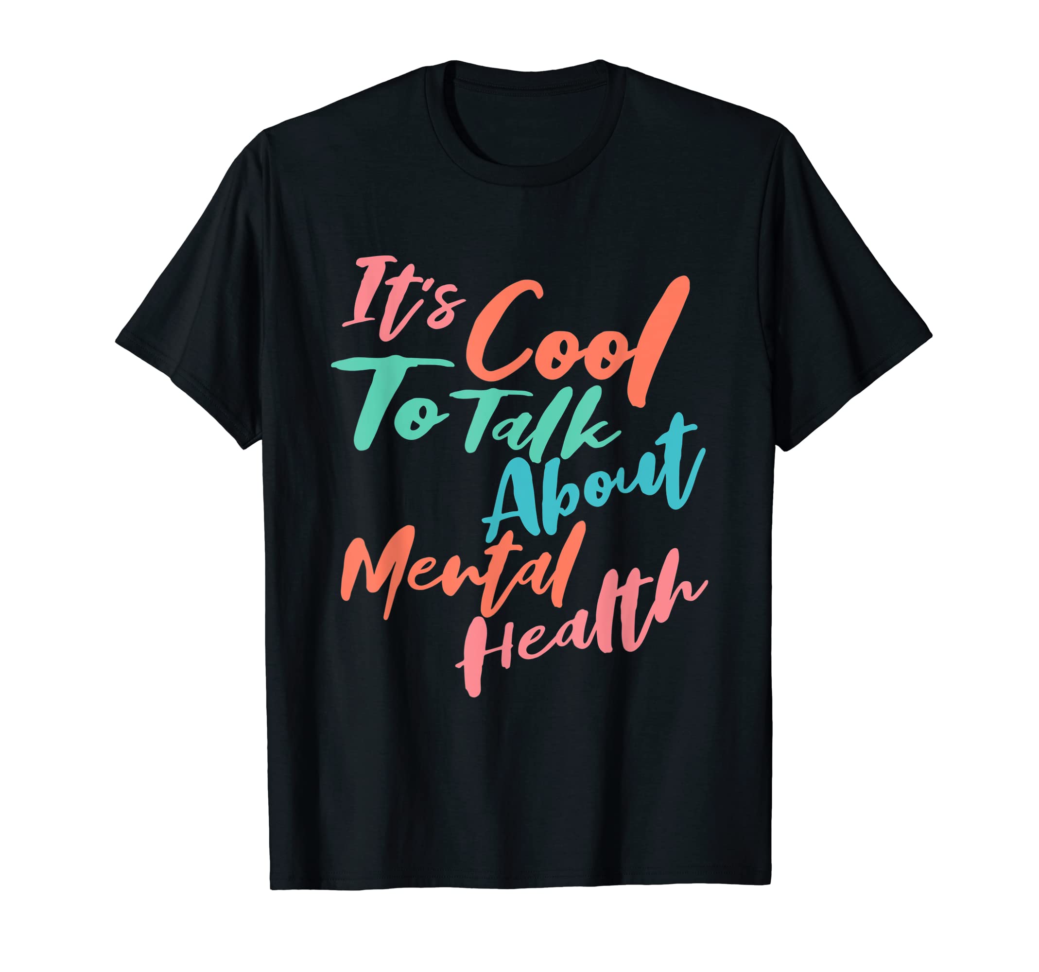 Its To Talk About Mental Health T-Shirt - Minimalist Print for Adults - T-Shirt, Sweatshirt, Hoodie