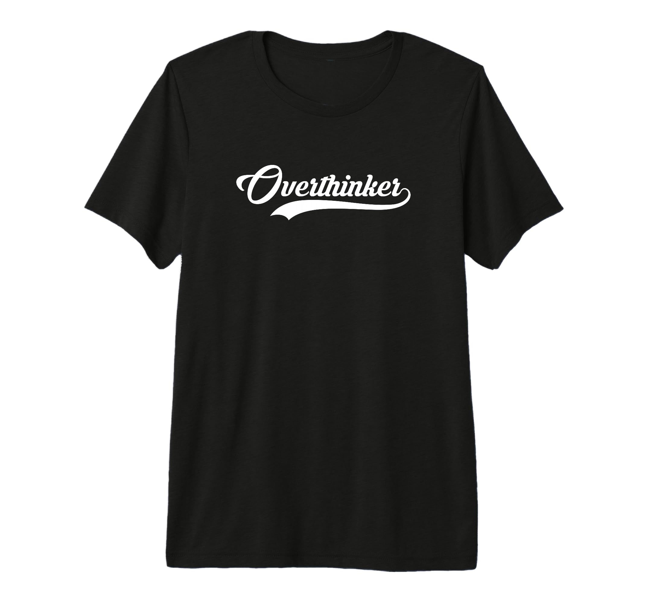 Overthinker Baseball Jersey Tri Blend T-Shirt - Novelty Apparel Men Women - T-Shirt, Sweatshirt, Hoodie