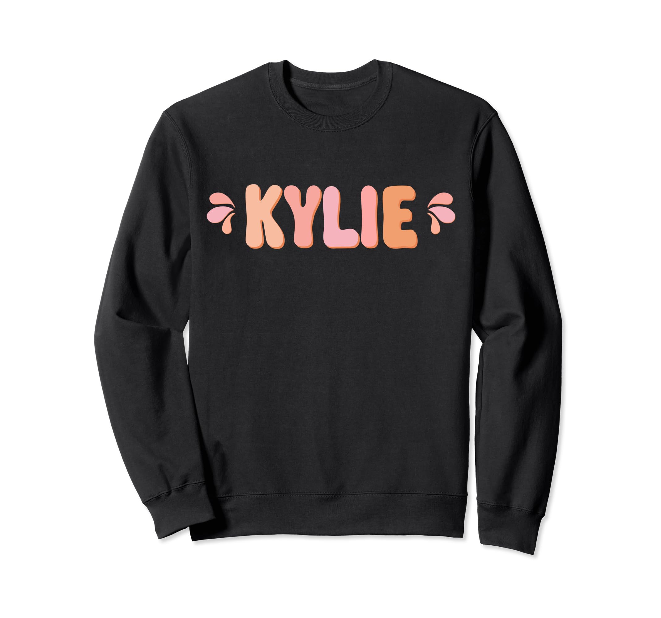 My First Name Is Kylie Eighties Sweatshirt - Trendy Graphic for Adults - T-Shirt, Sweatshirt, Hoodie