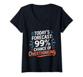 Womens Todays Forecast 99 Chance T-Shirt - Custom Art Print Unisex - T-Shirt, Sweatshirt, Hoodie