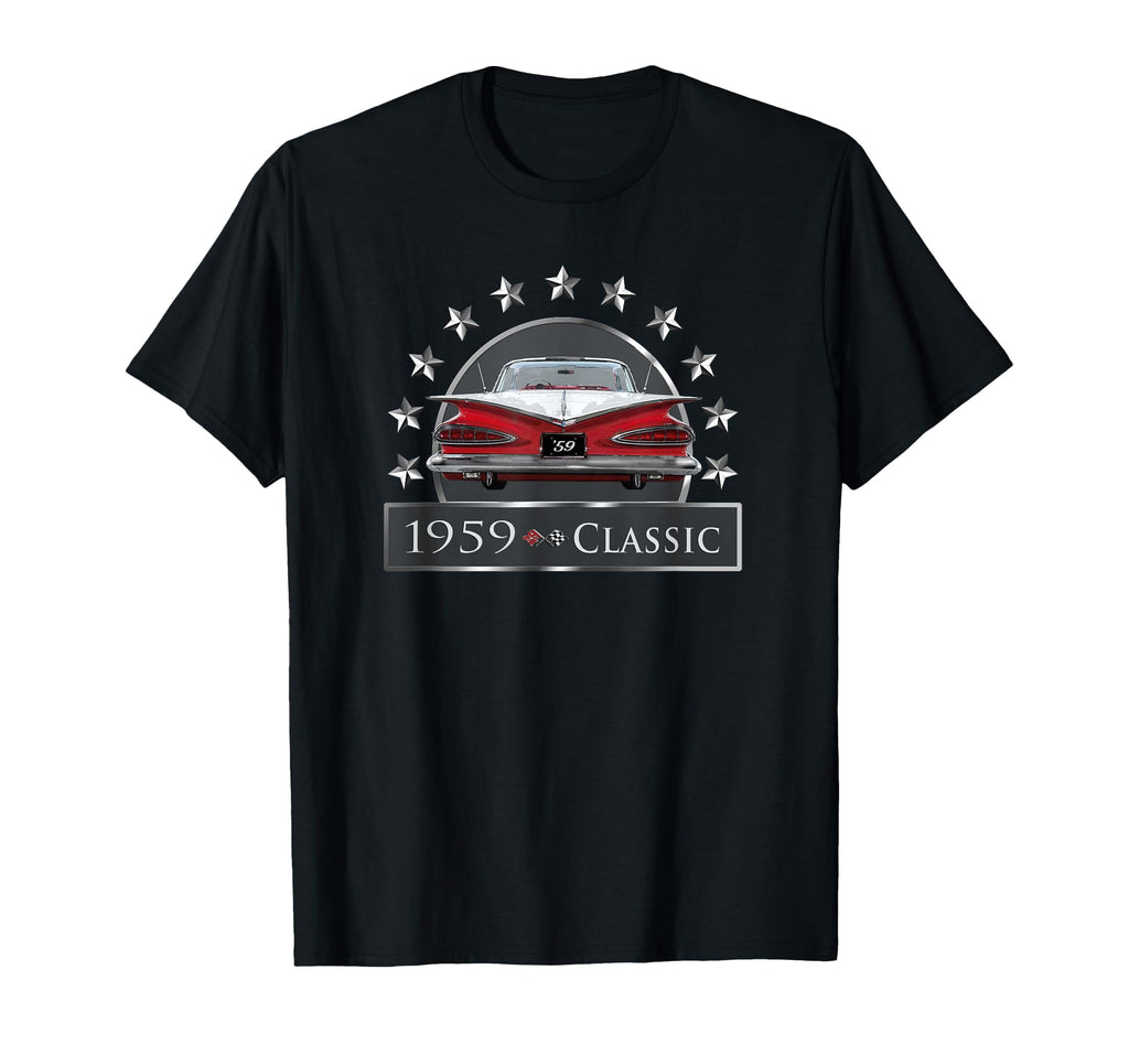 1959 2 Tone American Car Customized T-Shirt - Graphic Print for Adults - T-Shirt, Sweatshirt, Hoodie