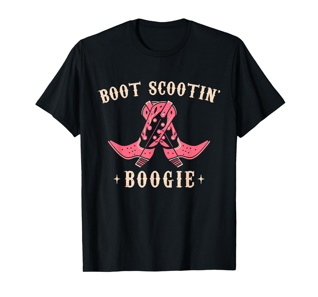 Boot Scootin Boogie Western Cowboys T-Shirt - Trendy Graphic for Adults - T-Shirt, Sweatshirt, Hoodie