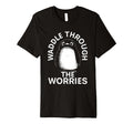 Penguin Overthinkers And Anxious Minds T-Shirt - Unique Graphic Unisex - T-Shirt, Sweatshirt, Hoodie
