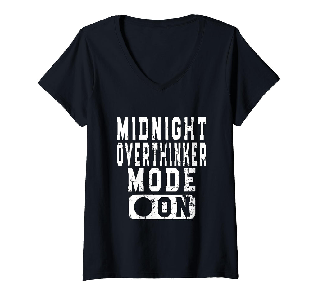 Womens Midnight Overthinker Mode T-Shirt - Unique Graphic for Adults - T-Shirt, Sweatshirt, Hoodie