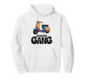 Scooter Gang Rider Crew Hoodie - Aesthetic Graphic Men Women - T-Shirt, Sweatshirt, Hoodie