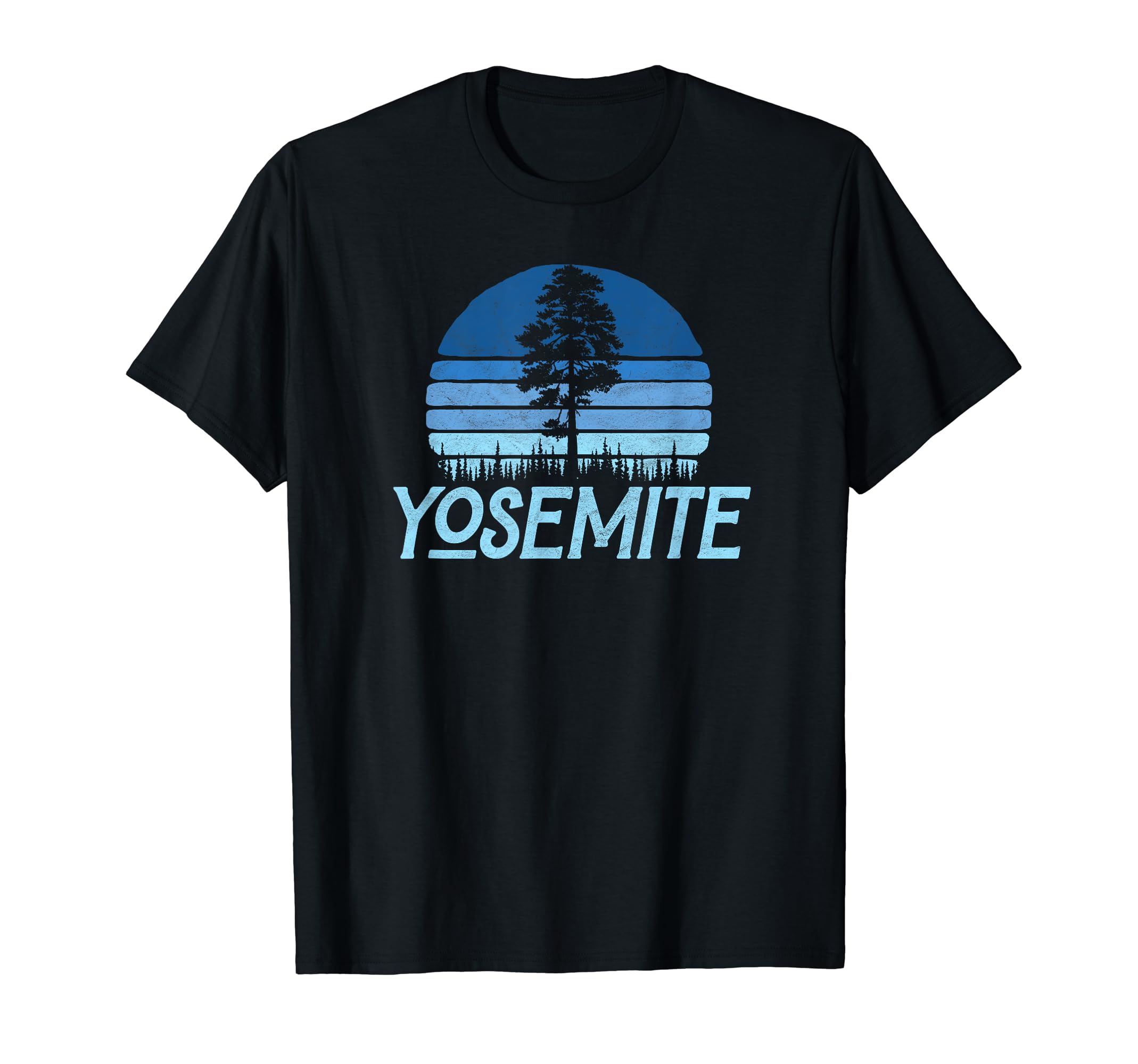 Yosemite Pine Tree T-Shirt - Minimalist Print Men Women - T-Shirt, Sweatshirt, Hoodie