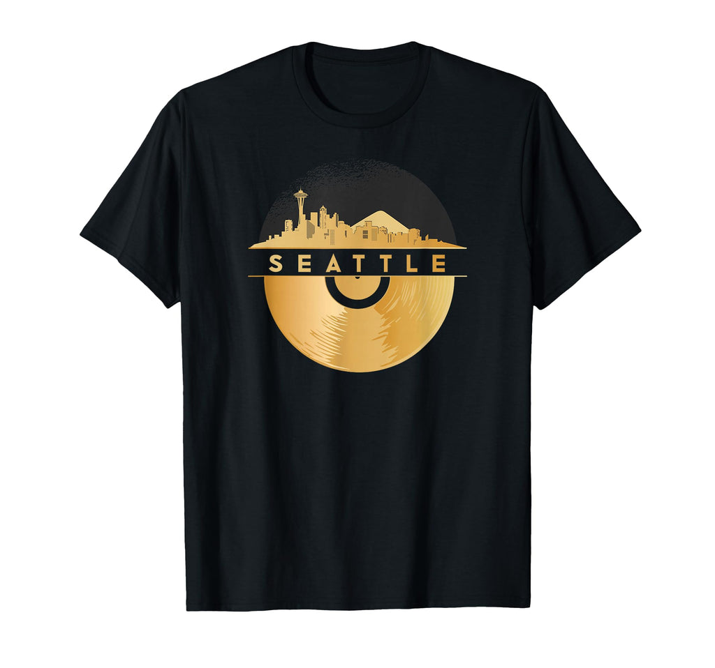 Vinyl Record Player Disco Music T-Shirt - Novelty Apparel for Adults - T-Shirt, Sweatshirt, Hoodie