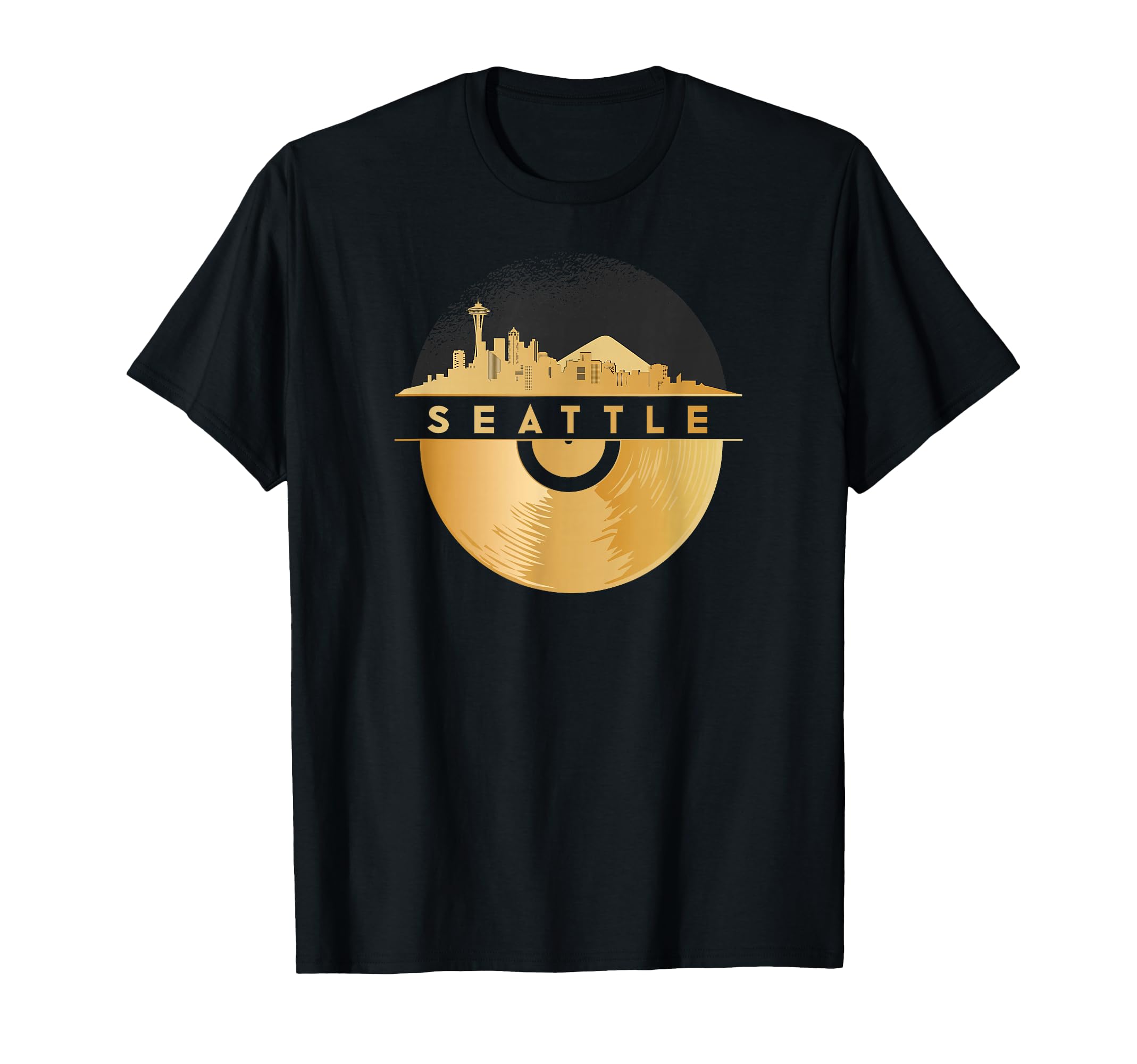 Vinyl Record Player Disco Music T-Shirt - Novelty Apparel for Adults - T-Shirt, Sweatshirt, Hoodie