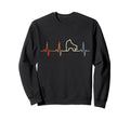 Roller Skates Heartline Roller Sweatshirt - Trendy Graphic Men Women - T-Shirt, Sweatshirt, Hoodie