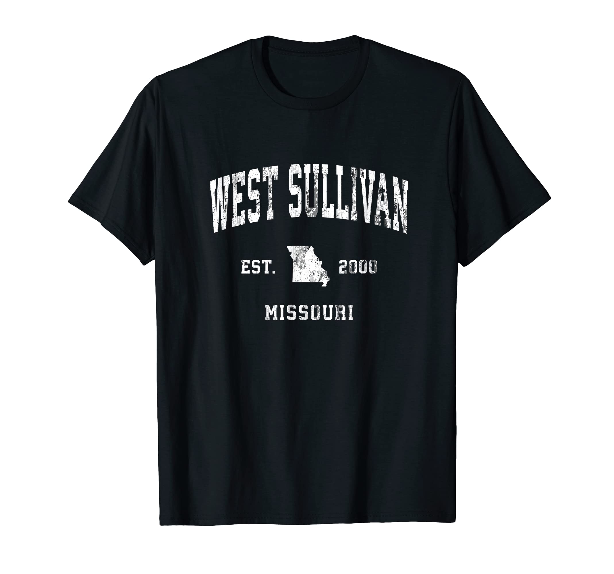 West Sullivan Missouri Mo Athletic T-Shirt - Fun Novelty Design Men Women - T-Shirt, Sweatshirt, Hoodie