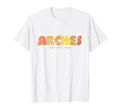 Arches National Park 70S 80S Type T-Shirt - Unique Graphic Men Women - T-Shirt, Sweatshirt, Hoodie