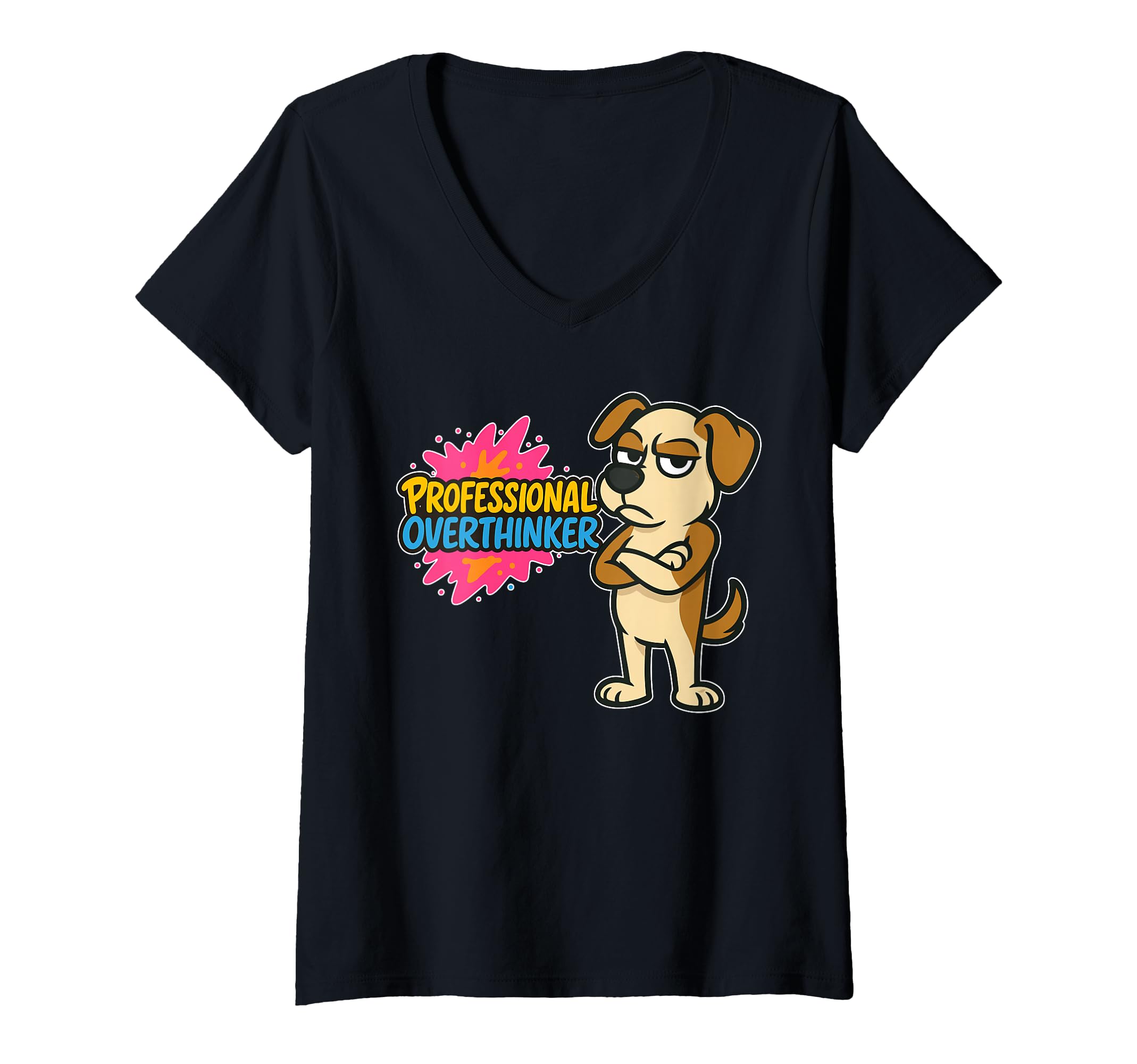 Womens Professional Overthinker Urban T-Shirt - Unique Graphic Men Women - T-Shirt, Sweatshirt, Hoodie